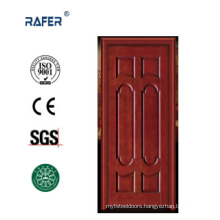 Six Panel Natural Wooden Door (RA-N032)